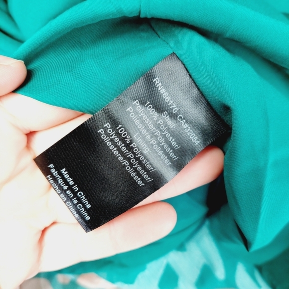 NEW Hutch Teal Floral Wrap with Tie Waist Summer V Neck Dress P6670 - Picture 9 of 10